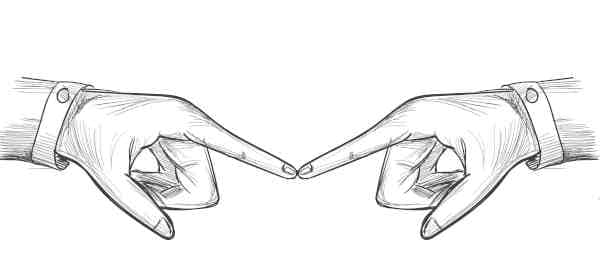 Hands connecting